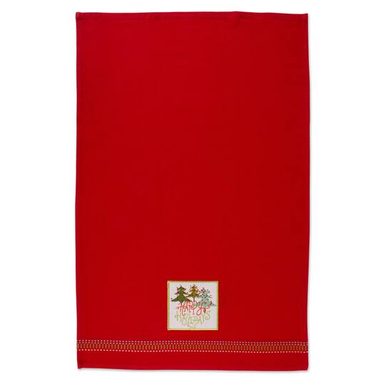DII® Cozy Christmas Embellished Dishtowel Set